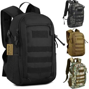 20L Klein Rucksack Molle Army Kampfrucksack Outdoor Trekking Wanderrucksack Neu - Bild 1 von 21