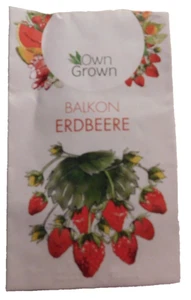 🌺 SAATEN Balkon ERDBEERE Garten Gemüse säen abgefüllt 7/2022 Haltbar 7/2025 - Bild 1 von 2