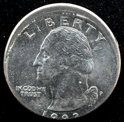 KAPPYSCOINS  G6031 1983P OFF CENTER ERROR WASHINGTON QUARTER UNC - Image 1 of 2