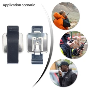 Belt Clip Clamp for PMNN4440 Two Way Radio Speakers On Site Communication Device - Zdjęcie 1 z 10
