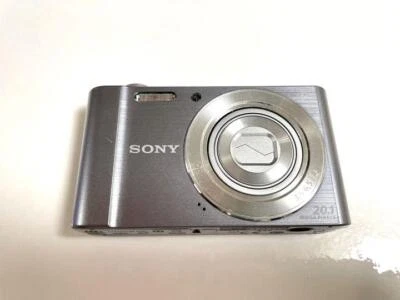 Sony Cyber Shot DSC W810 Silver Compact Digital Camera 20MP Japan Model - Image 1 of 4