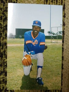 1985 Ny Mets Rafael Santana ⚾ Postcard Team Issued #585 Barry Colla HTF Vintage! - Picture 1 of 2