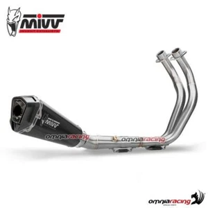 Full exhaust system DELTA RACE black Mivv racing for Kymco AK550 2017>2020 - Picture 1 of 10