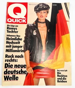 August 1982 Q Quick Magazine German Magazine - Foto 1 di 3