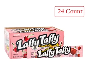 Laffy Taffy dehnbare und spritzige Süßigkeiten, Kirsche, 1,5 Unzen (24er Pack) - Bild 1 von 4