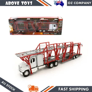 Nuevo Ray Escala 1:32 Freightliner Clásico XL Coche Transportador Camión Modelo Juguete Blanco - Imagen 1 de 4
