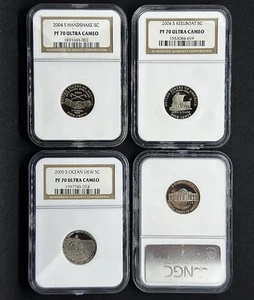 2005 Jefferson Westward Journey 4 Coin Set PF 70 Ultra Cameo ⭐️🌲 - Picture 1 of 6