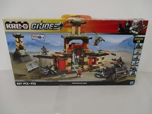 KRE-O G.I. JOE COBRA ARASHIKAGE DOJO RETIRED SEALED SET SNAKE EYES 697 PCS NEW - Picture 1 of 8