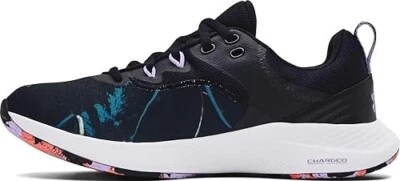 Under Armour Charged Breathe TR 3 PR Negro Correr Entrenamiento Zapato Tenis Para Mujer Foto 1 de 4
