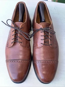 Allen Edmonds Bedford Oxford Schnürschuhe 1990’s Braun 11 D - Bild 1 von 10