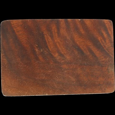 Brass Wood Boho Hippie Cowboy Rustic Handmade Western Vintage Belt Buckle - Image 1 of 3