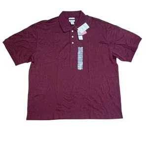 NEU Van Heusen Hemd Polokragen weinrot Herren Gr. XXL - 100% Pima Baumwolle - Bild 1 von 7