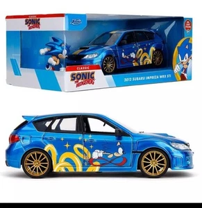 Sonic The Hedgehog 1:24 2012 Subaru Impreza WRX STI Die-cast & Figure Jadatoys - Picture 1 of 4
