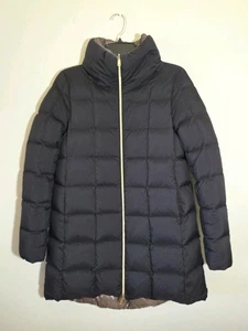 Herno Women's Size 42 (6US) Black/Brown Reversible Goose Down Puffer Jacket - Picture 1 of 20