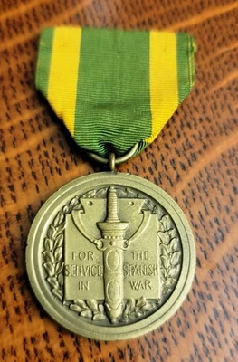 低编号 9071 西班牙战争奖章 Herbert J Norton 16th Inf — 第 1/4 张图片