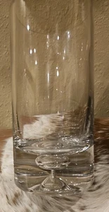 Klare Kunst Kristall 8" große kontrollierte Blase Glas Vase ~  - Bild 1 von 6