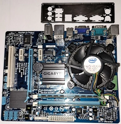 Scheda Madre Gigabyte GA-G41MT-S2 con CPU Intel Socket 775 Dual Core e Ram - Immagine 1 di 2