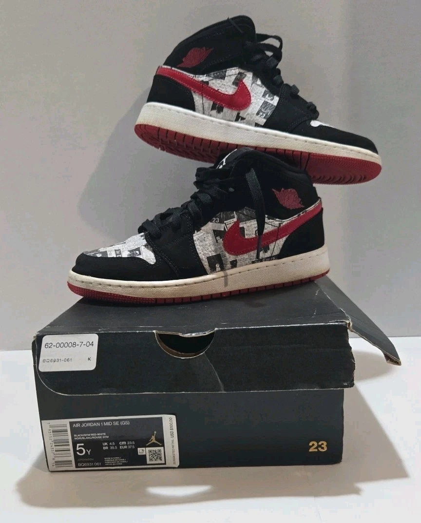 Las mejores ofertas en Jordan 1 SE Mid Newspaper Times | eBay