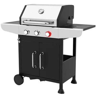 ProfiCook Gasgrill PC-GG 1310 Edelstahl, Grillfläche 56 x 43 cm, 2 Brenner, NEU - Bild 1 von 4
