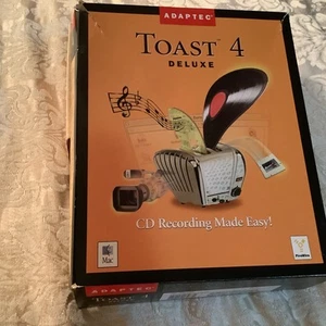 Adaptec Toast 4 Recording Software for Mac Big Box CD Recording - Picture 1 of 15