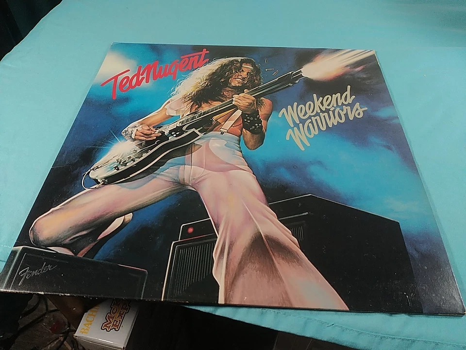 TED NUGENT "Weekend Warriors" LP Original 1978 Epic Very Good+ - Image 1 of 4