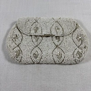 Vintage Coin Purse Bag Made in Belgium Beautiful Beaded Small - Picture 1 of 14