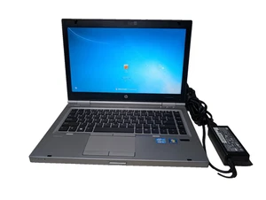 HP EliteBook 8470p i5-3230M | 4GB RAM | 320GB HDD | DVD | Win 7 32-bit | NEW BAT - Picture 1 of 17