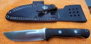 Bark River Bravo 1 Lt Elmax Brown Canvas Micarta - Picture 1 of 11