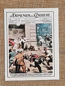 Figurina originale La Domenica del Corriere 1934 Chicago morte di John Dillinger - Picture 1 of 1