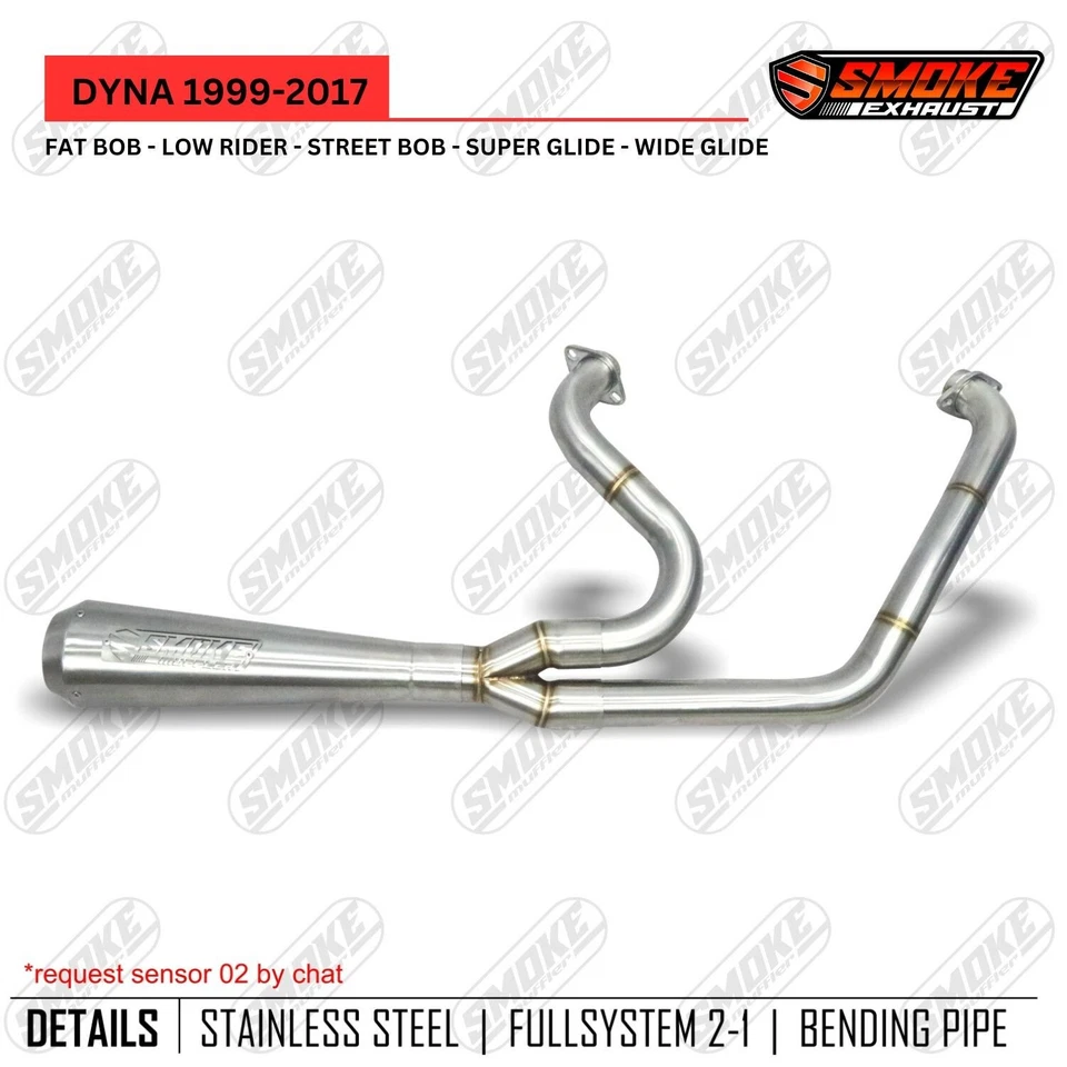 Escape personalizado 2-1 para Harley Davidson Fat Boy 2017-2023 sistema completo Foto 1 de 4