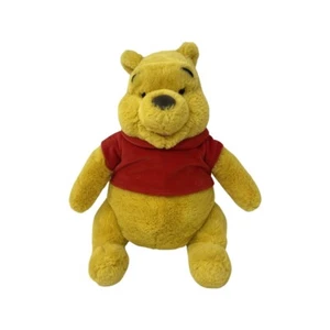 Disney Store Winnie The Pooh Plush Stuffed Animal Red Shirt 15" - Picture 1 of 4