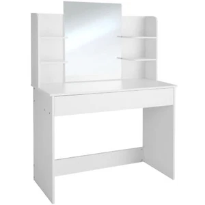 Schminktisch Frisiertisch Kosmetiktisch mit Spiegel Frisierkommode Schublade Neu - Bild 1 von 10