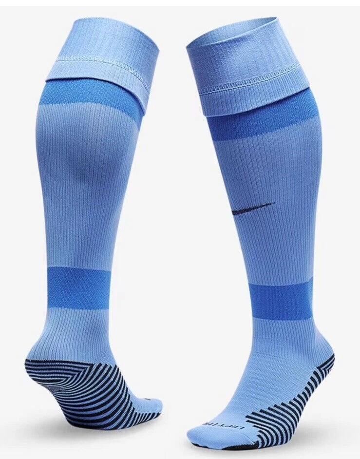 Nike Matchfit Knee High Sock Sky Blue YOUTH 3Y-5Y Women's 4-6.
