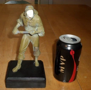 PIRATE-BUCCANEER FIGURINE, PAINTED-PEWTER METAL Desk Top Statue, 8" TALL, 1950's - Picture 1 of 12