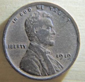 1919 Lincoln Head Weizenpenny - Bild 1 von 2