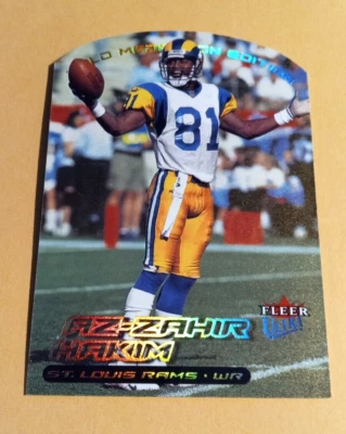 2000 Fleer Ultra Gold Medallion Az-Zahir Hakim #123G - Die-cut - Image 1 of 2