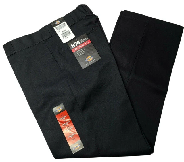 Dickies Men's Original 874 Work Pants - Size 32, Black