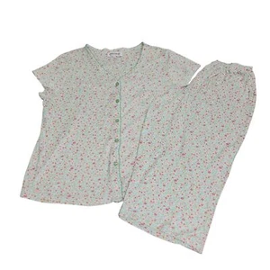 Karen Neuburger Encore Womens Pajama Set PL Floral Top & Pants  4081 - Picture 1 of 9