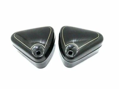 Juego de cajas de herramientas con tapa curva negras compatibles con Royal Enfield Bullet Classic Foto 1 de 4