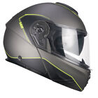 Helmet Modular CGM 560G MAD RIDE Graphite Yellow Fluo Matt Ece 22.06