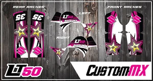 SUZUKI LT50 LTA50 GRAPHIC KIT STICKERS QUAD DECALS GRAPHICS LT50 A LTA 50 - Picture 1 of 5