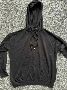 V by Very thin black women's hooded jumper UK 14 - Picture 1 of 4