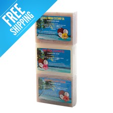 BANABAN Coconut Oil Soap Gift Pack 3 soaps FREE SHIPPING