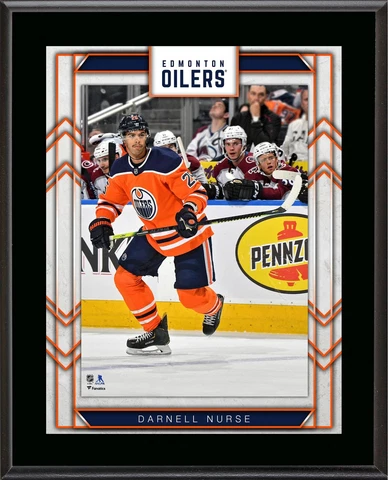 Darnell Nurse Edmonton Oilers 10.5" x 13" Sublimated Player Plaque Cover