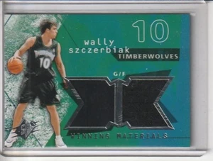 Wally Szczerbiak 2004-05 SPX materiali vincenti #WM-WS-Minnesota Timberwolves - Foto 1 di 2