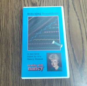 Sewing with Nancy Stitching Sensations VHS 1991 - Picture 1 of 3