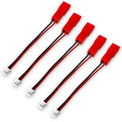 5x Stück 1S Lipo Akku Adapter JST Male auf 1.25mm 1,25mm 2PIN SH Micro Stecker  - Bild 1 von 4