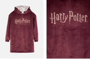 Harry Potter Snuddie Primark Borgoña Unisex Oodie Gran Tamaño Sudadera Cálido Invierno - Imagen 1 de 1