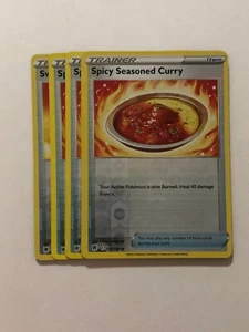 Pokemon Card Astral Radiance 4x Playset Rev Holo Spicy Seasoned Curry 151/189 - Picture 1 of 2
