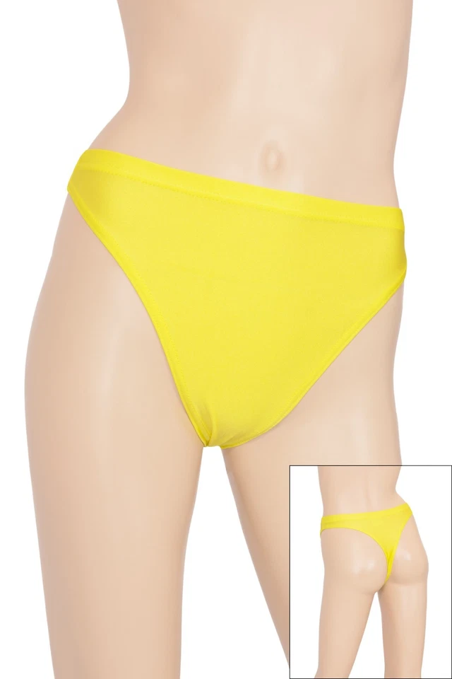 Damen String-Slip hauteng elastisch stretch shiny glänzend viele Farben S - XXL - Bild 1 von 1